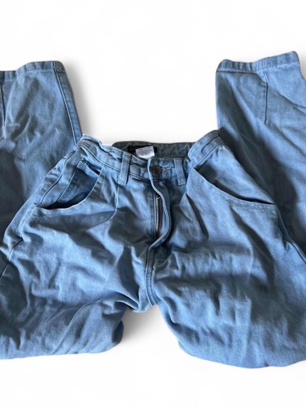 Fashion Nova Light Blue High-Waist Jeans